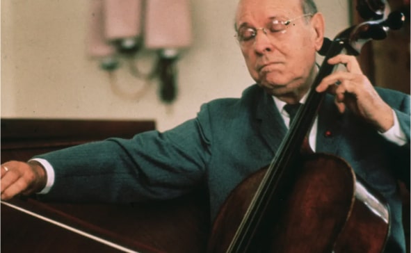 Pablo Casals thể hiện lòng kính trọng đối với Suzuki